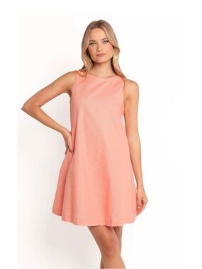 PETAL + PUP Priyanka Sleeveless Cotton & Linen Dress NWT SIZE S